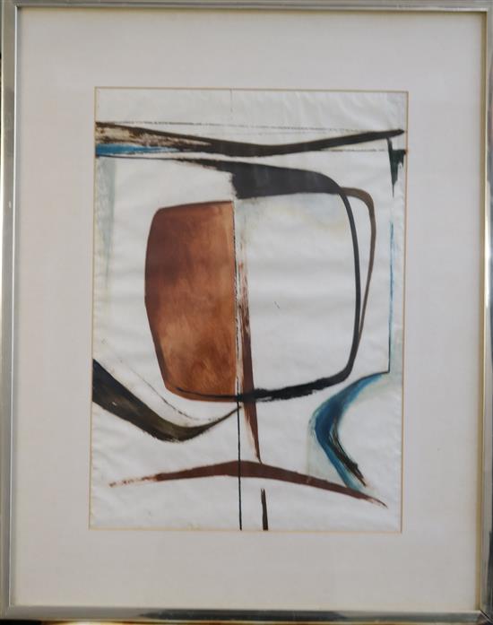 Biddy Picard (1922-) Rock Shapes, Sicily 16 x 11.5in.